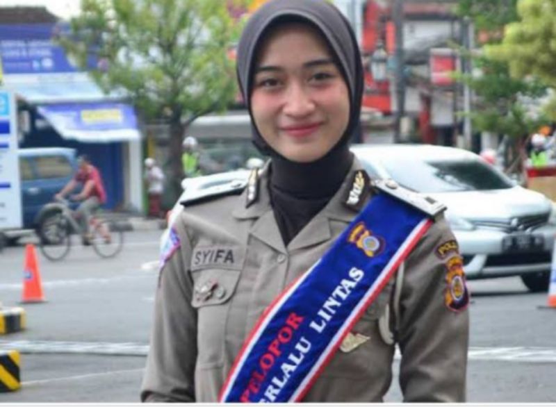 Potret Bripda Syifa Putri Sakura, Polwan Cantik Istri Pembalap World GP asal Bulukumba 