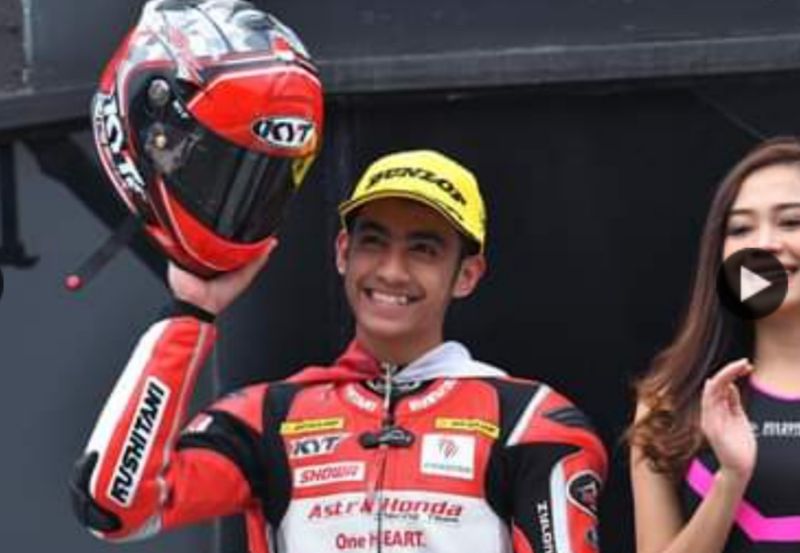 Pembalap Motor Asal Bulukumha Andi Gilang Juarai ARRC Thailand