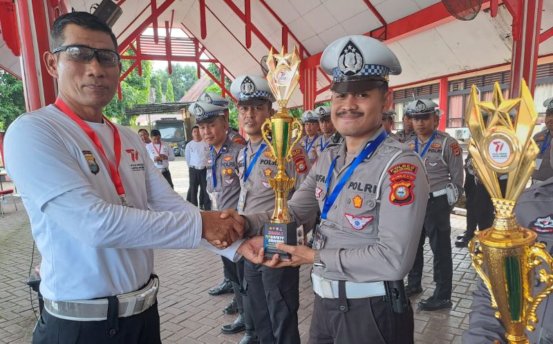 Sat Lantas Polres Bulukumba Raih Juara Pertama Safety Driving Tingkat Polda Sulsel