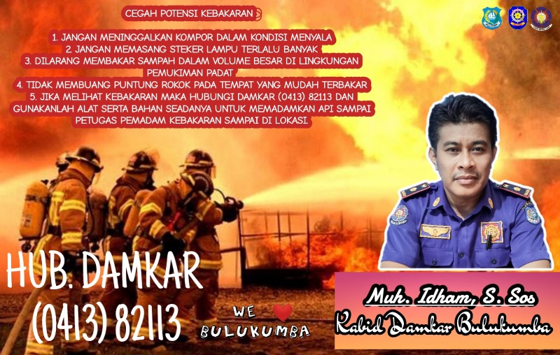 Damkar Bulukumba Imbau Warga Jangan Buang Puntung Rokok Sembarangan, Begini Dampaknya