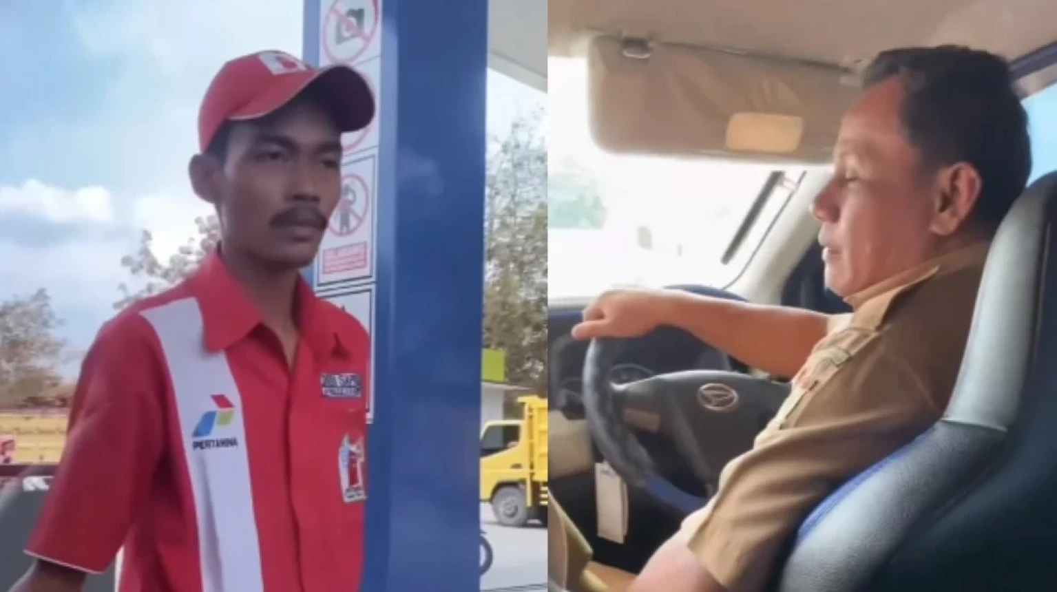 Viral, Pemobil Berseragam ASN Menertawakan Pegawai SPBU Saat Beli BBM Rp10 Ribu