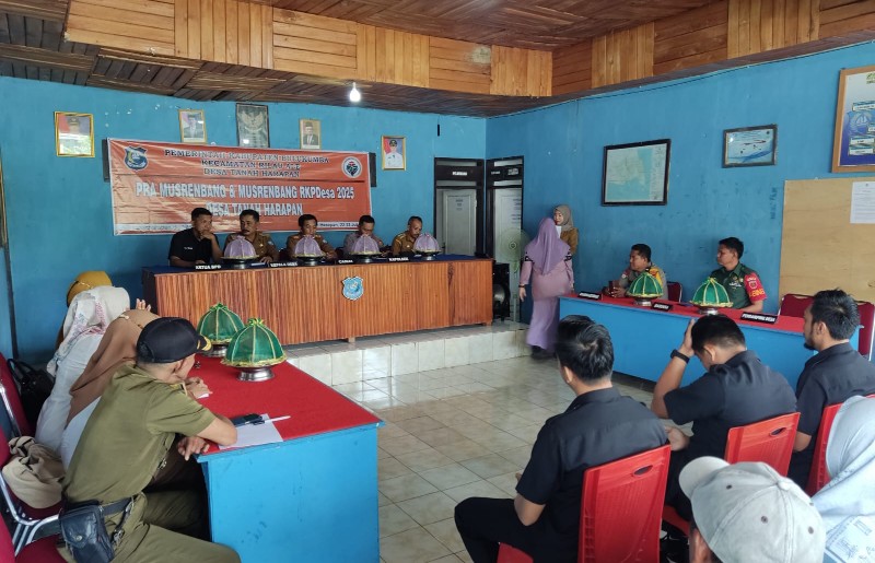 Desa Tanah Harapan Gelar Musrembang, Prioritas Pembagunan Irigasi Dan Jalan 