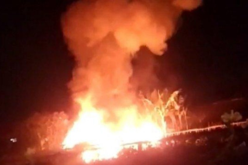 Kebakaran Terjadi Di Paobencenge Desa Bontonyeleng