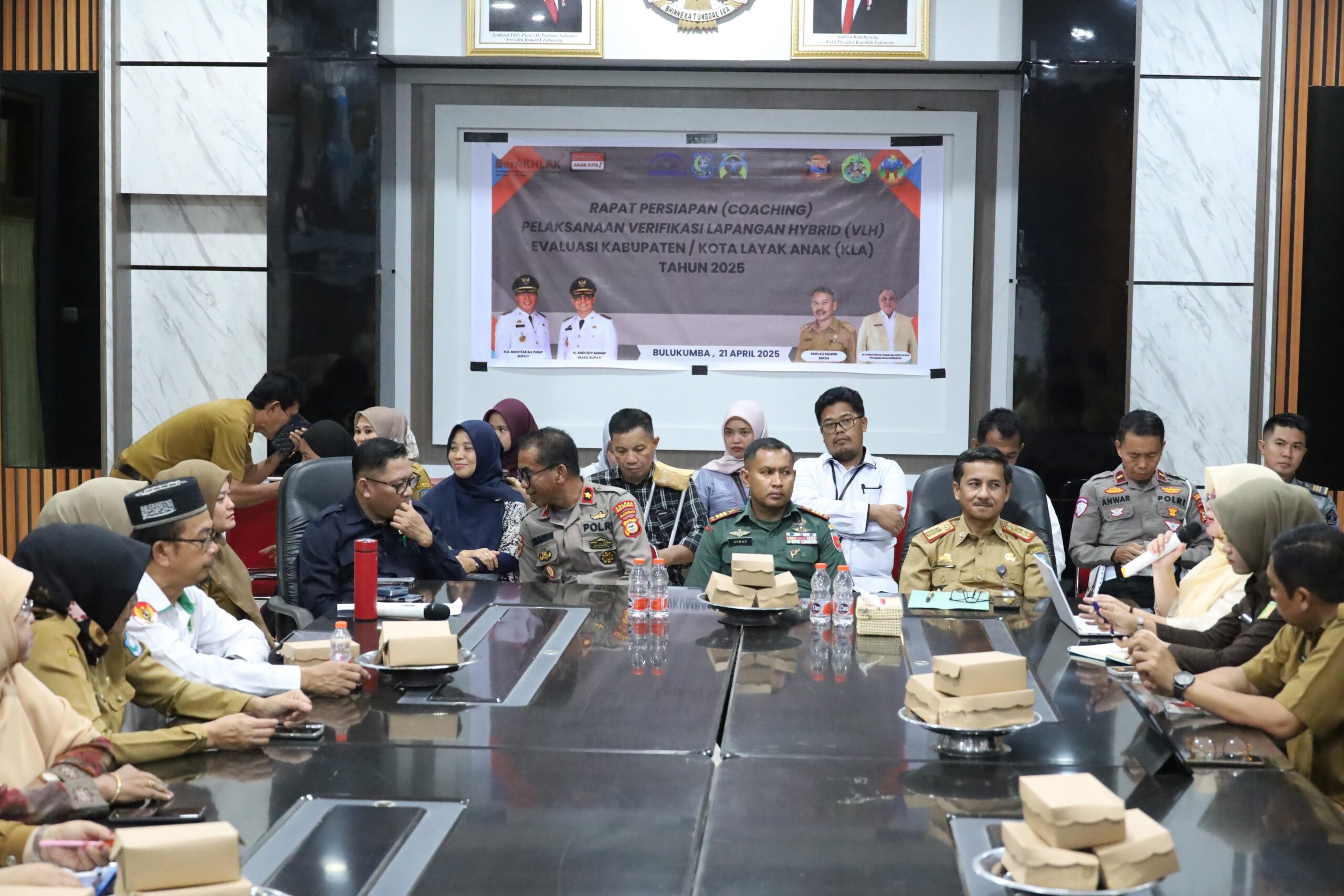 Wakil Ketua DPRD Bulukumba Hadiri Persiapan Verifikasi Lapangan Hybrid KLA 2025