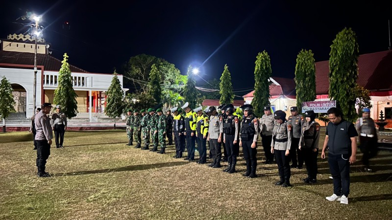 Pasca Demo Besar-besaran, TNI Polri Gelar Patroli Skala Besar di Bulukumba