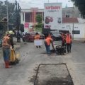 Jalan Berlubang Poros Samratulangi-Teko Mulai Dikerja