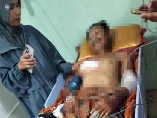 Warga Dampang Nyaris Tewas, Usai Ditebas Parang Oleh ODGJ