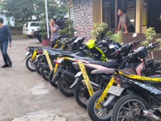 Operasi Balap Liar, Polsek Ujung Loe Amankan Delapan Sepeda Motor