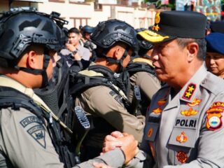 Kapolda Sulsel Lepas Puluhan Personel Brimob ke Operasi Amole 2026 di Papua Tengah