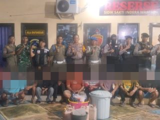 Tim Gabungan Amankan Tiga Penjual Miras di Bulukumba 