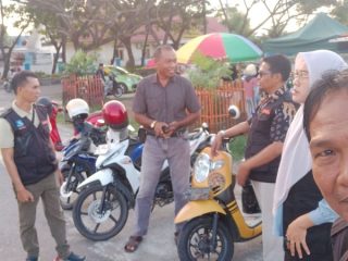 Dishub Uji Petik Parkir  di Pantai Merpati Bulukumba